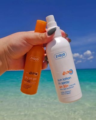 Ochraňte svou pokožku před sluncem se Ziaja produkty ☀️ V nabídce najdete krémy, mléka a oleje s různými SPF faktory -...